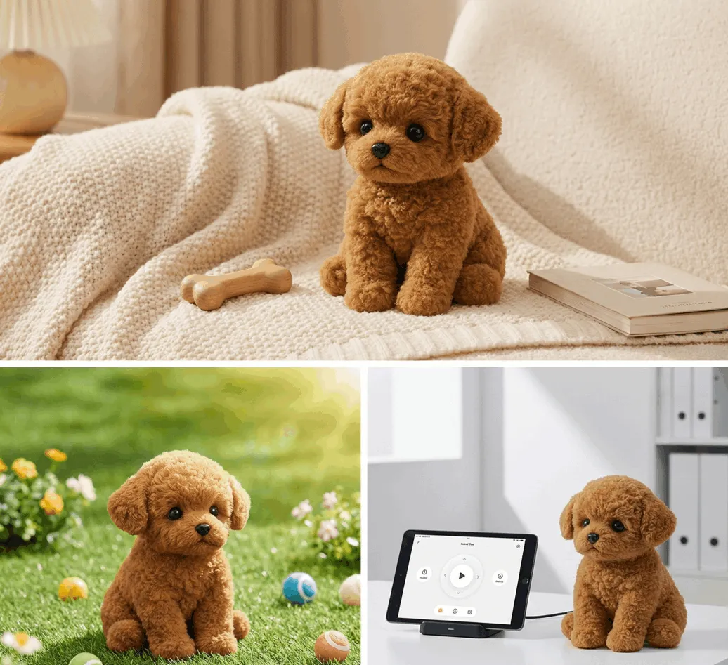 wuffy robot dog designed for children